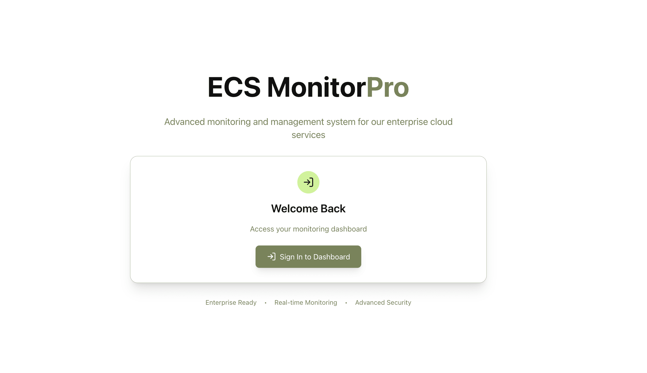 ECS Monitor Pro